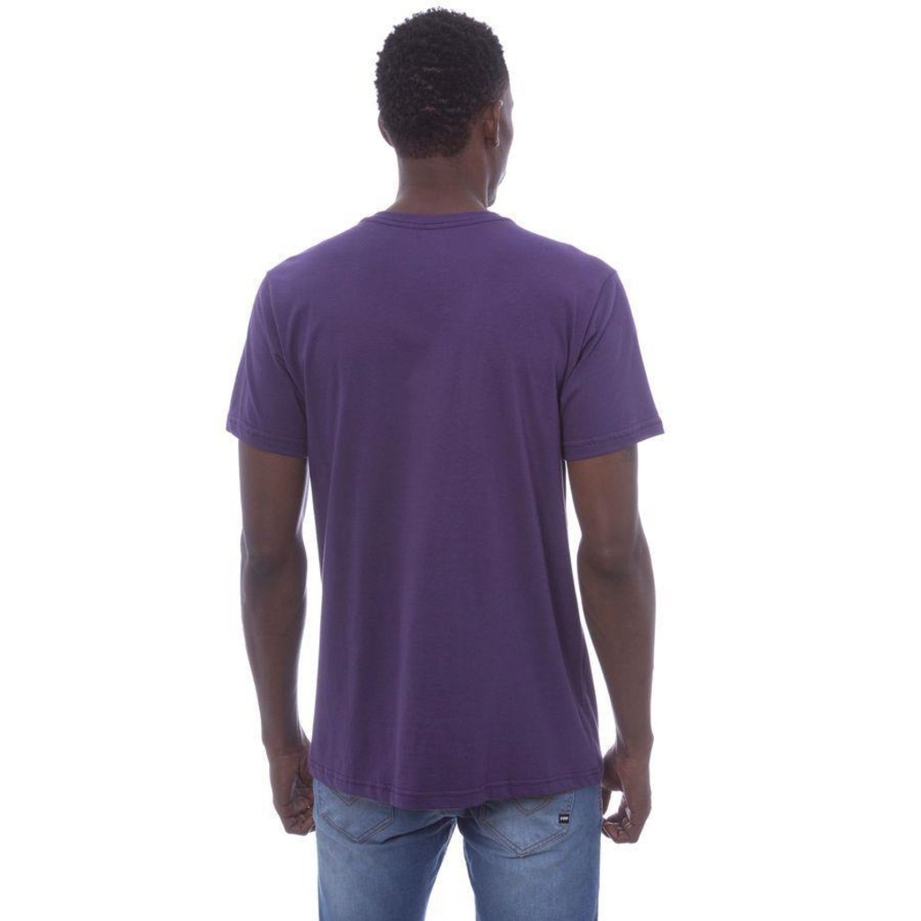 Camiseta Nba Estampada Vinil Los Angeles Lakers Casual - Masculina - Foto 2