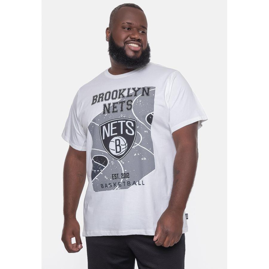 Imagem 4 do produto Camiseta NBA Plus Size Backcourt Brooklyn Nets - Masculina