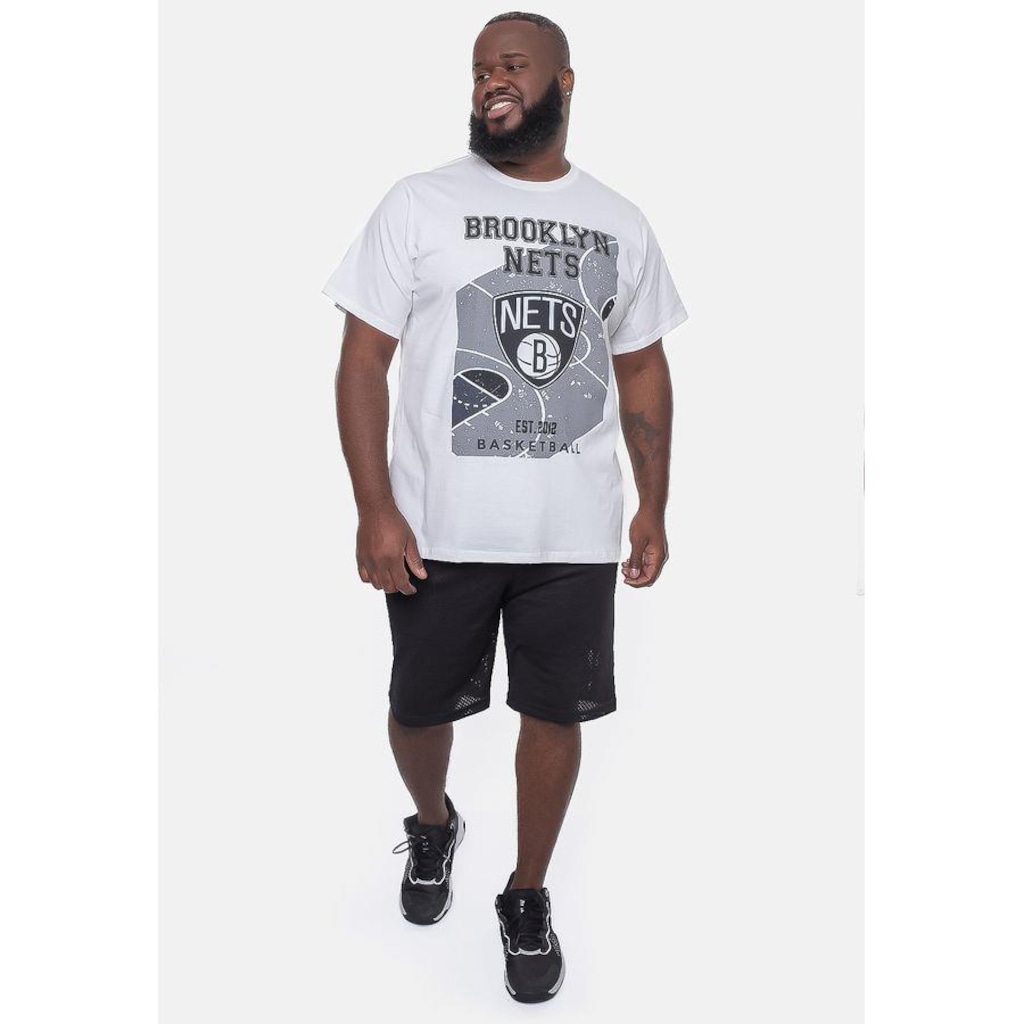 Imagem 5 do produto Camiseta NBA Plus Size Backcourt Brooklyn Nets - Masculina