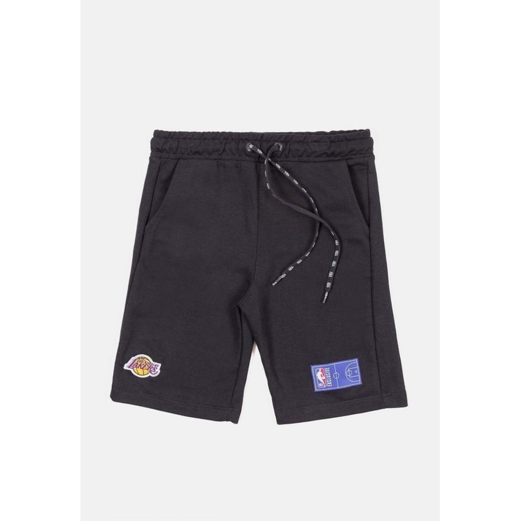 Bermuda NBA Moletom Logo Los Angeles Lakers Pura - NBA - Infantil