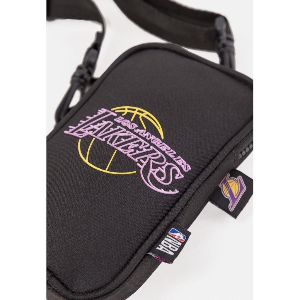Imagem 2 do produto Bolsa Nba Shoulder Bag Los Angeles Lakers Preta - Nba - Masculino