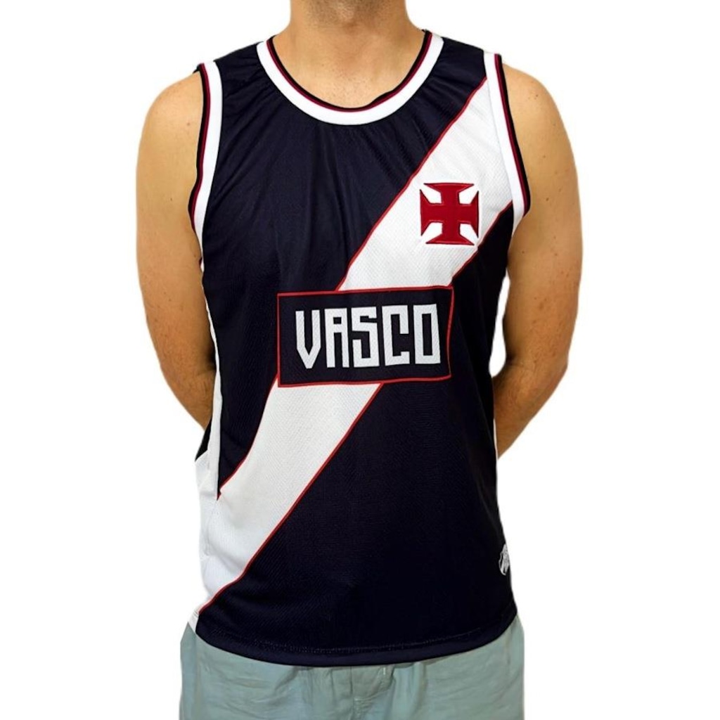 Imagem 2 do produto Camisa Regata do Vasco da Gama Retrômania Basquete Anos 2000 - Masculina