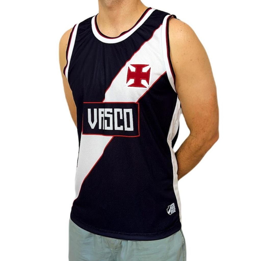 Imagem 3 do produto Camisa Regata do Vasco da Gama Retrômania Basquete Anos 2000 - Masculina
