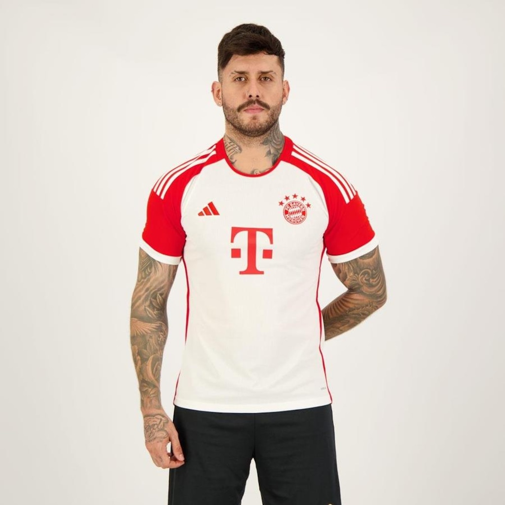 adidas FCバイエルン KANE 9 長袖シャツ L Camisa Bayern 2024 adidas Home 9 Kane - Masculina | Centauro