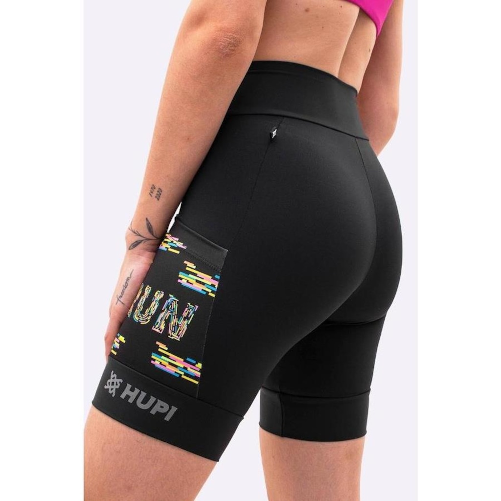 Imagem 2 do produto Bermuda de Compressão Hupi Run Longa Colors - Feminina