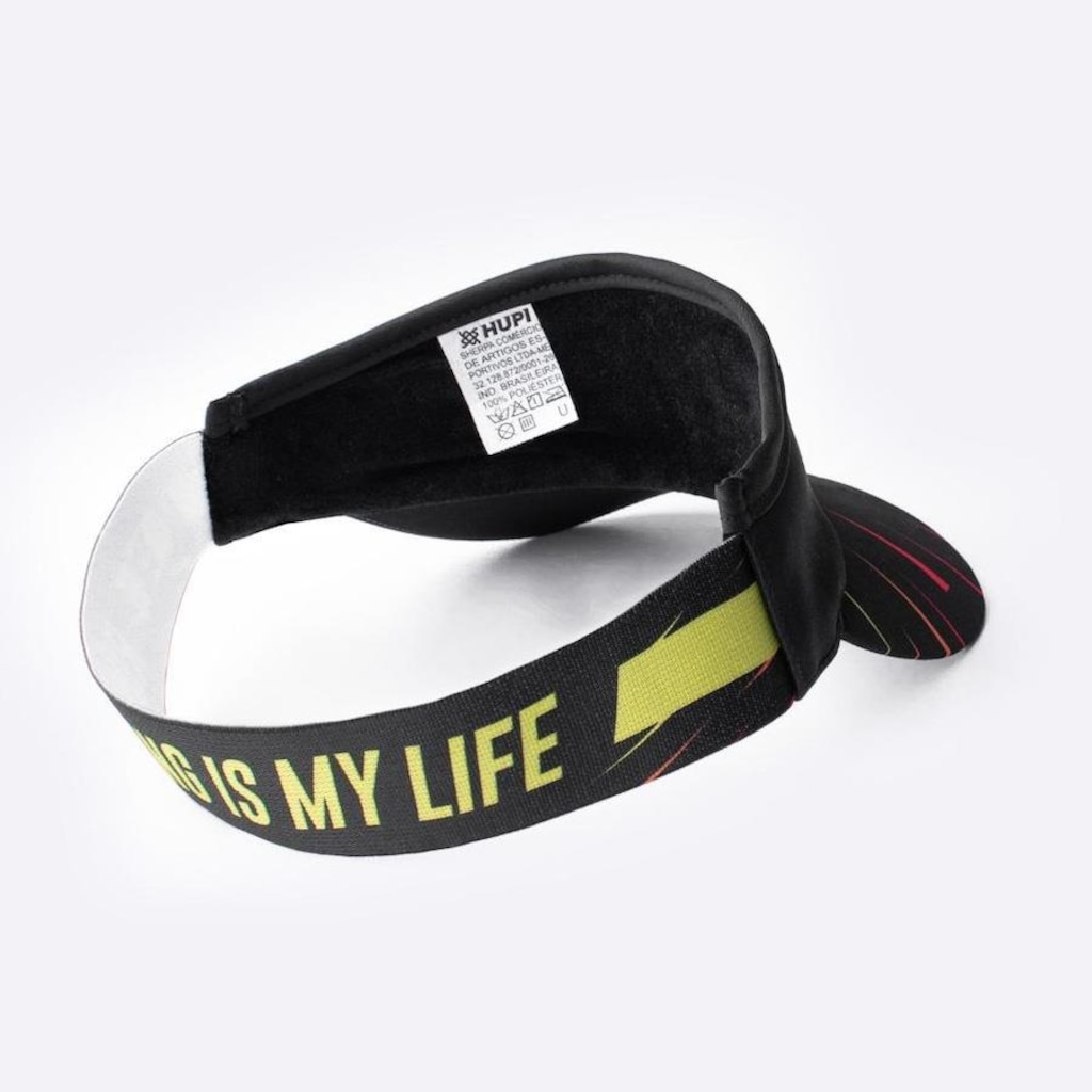 Imagem 3 do produto Viseira para Corrida Hupi Is My Life - Adulto