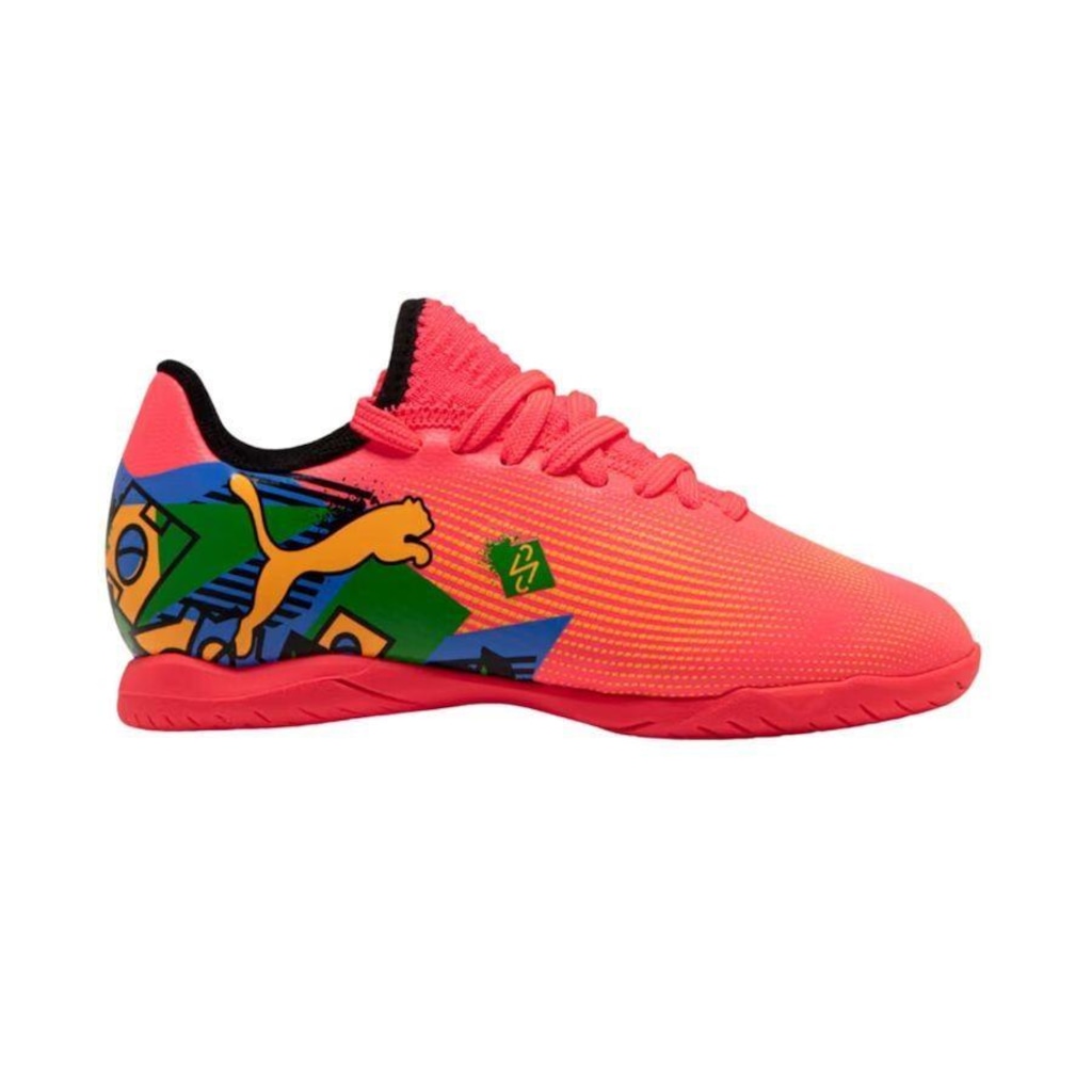 Chuteira Futsal Puma Future 7 Play Neymar Jr Júnior - Foto 1