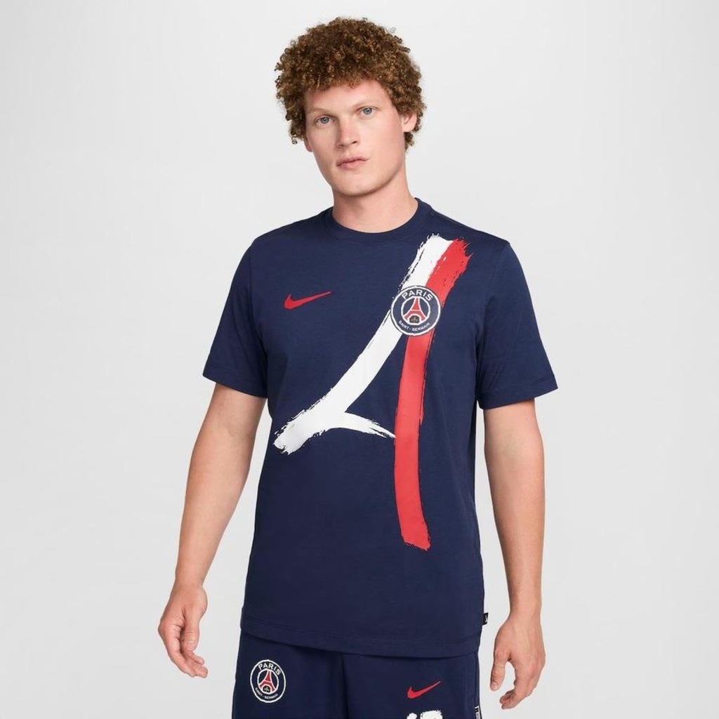 Camiseta Nike Paris Saint-Germain - Masculina - Foto 1