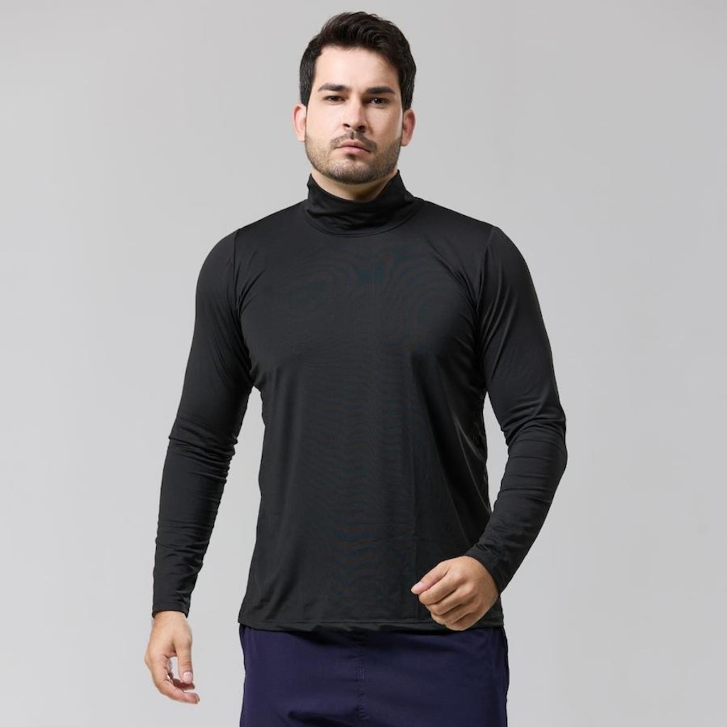 Imagem 3 do produto Camiseta Performance Wear Gola Alta Térmica Uv - 2 Unidades - Masculina
