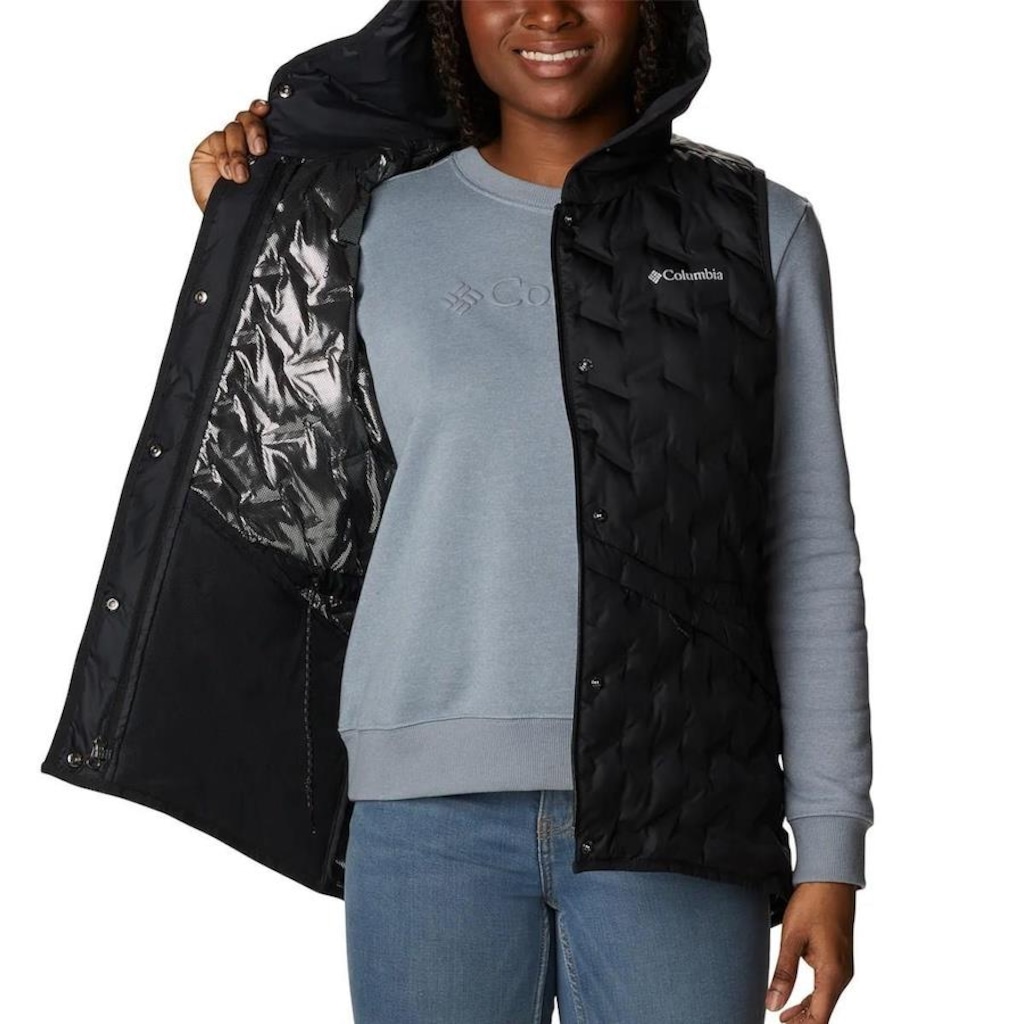 Imagem 3 do produto Colete Columbia com Capuz Delta Ridge - Feminino