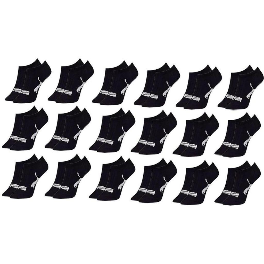 Meia Puma Sapatilha Esportiva - 18 Pares - Feminina