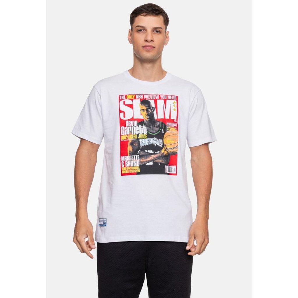 Camiseta Mitchell & Ness Slam Kevin Garnett - Masculina