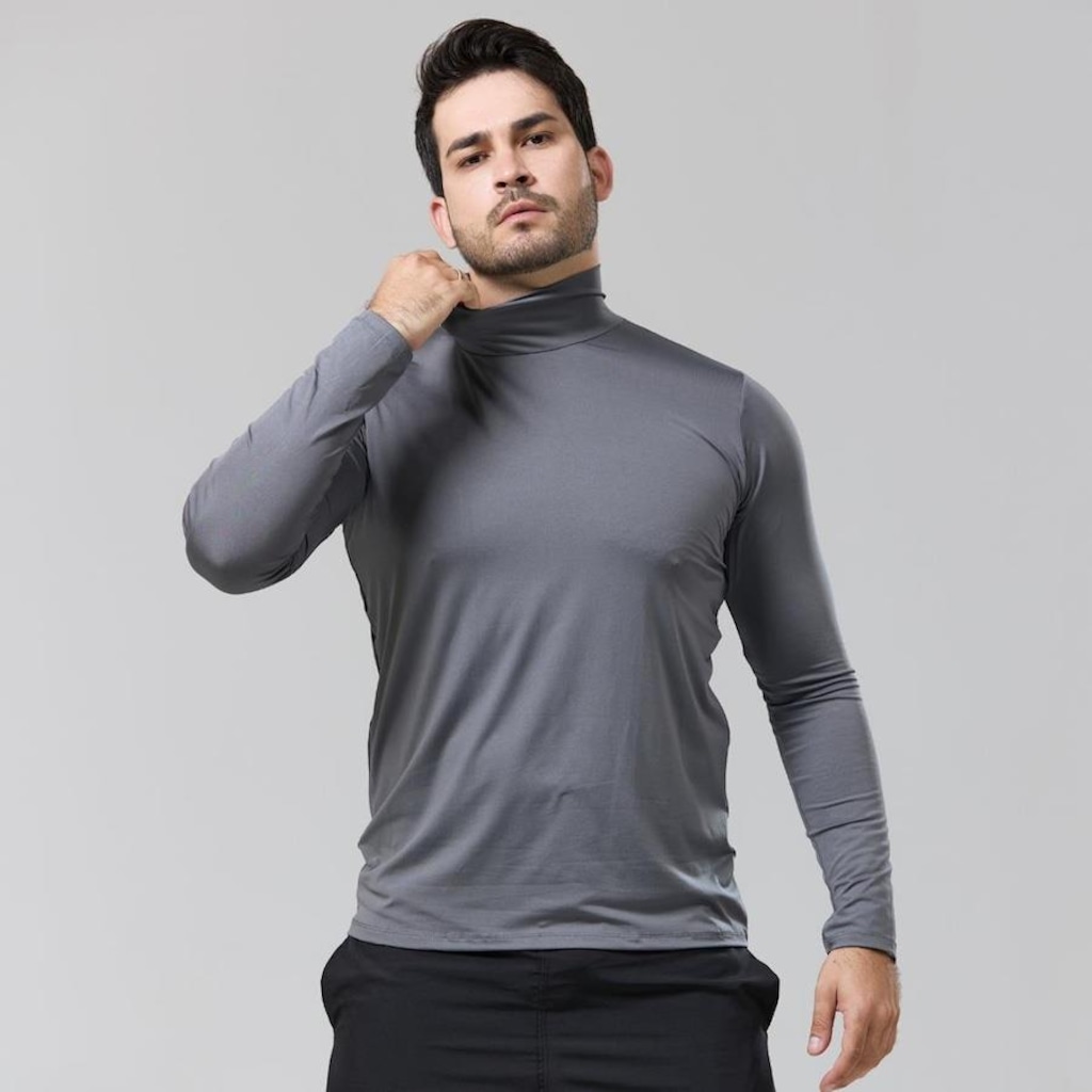 Imagem 2 do produto Camisa Térmica Performance Wear Gola Alta Proteção Uv - Masculina