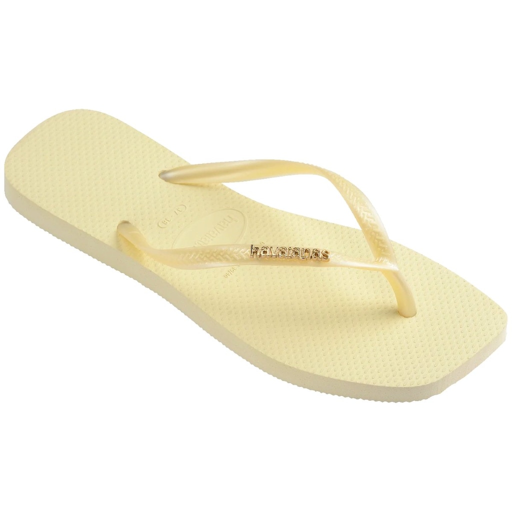 Imagem 2 do produto Chinelo Havaianas Slim Square Logo Metallic - Feminino
