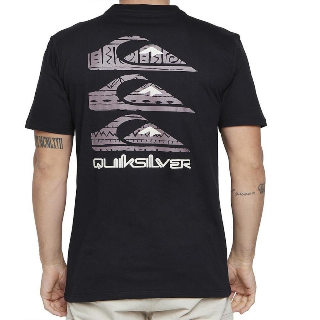 Imagem 2 do produto Camiseta Quiksilver Vertical Logos - Masculina