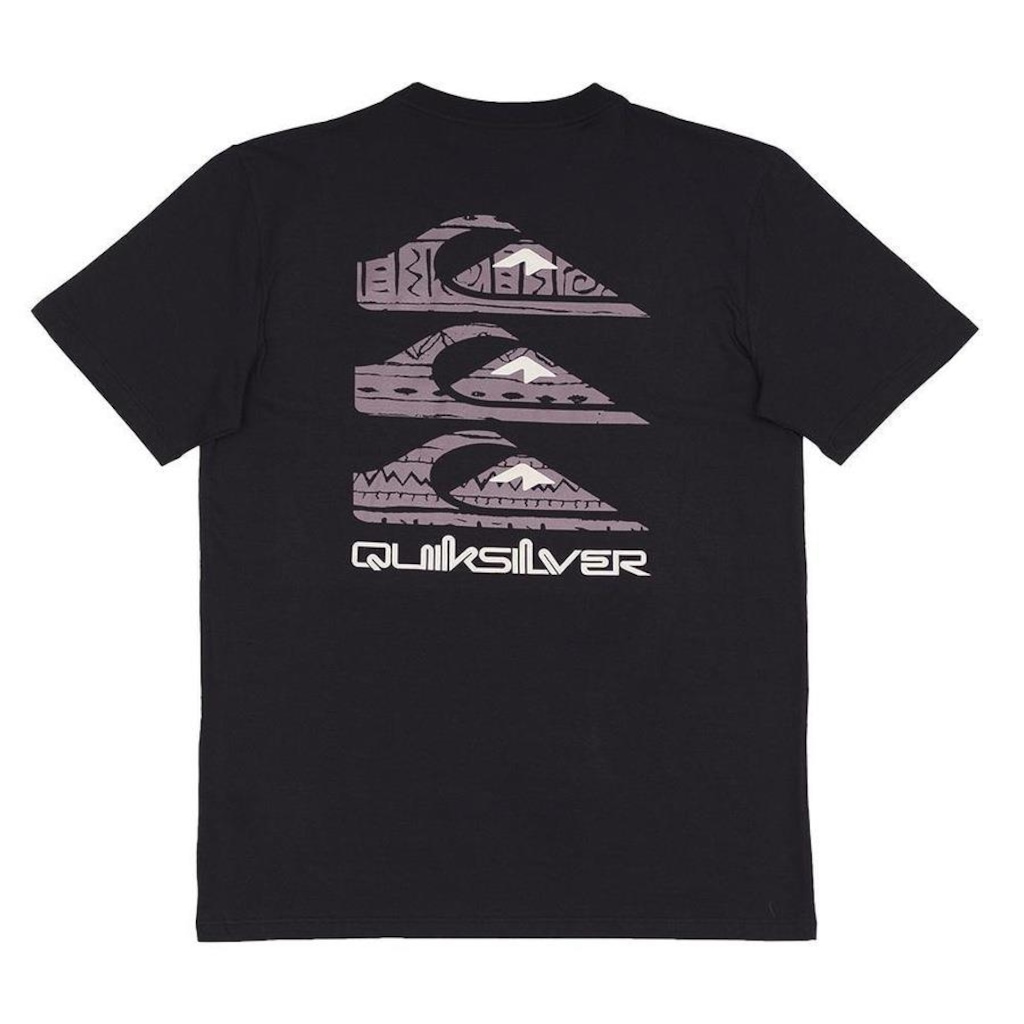 Imagem 4 do produto Camiseta Quiksilver Vertical Logos - Masculina