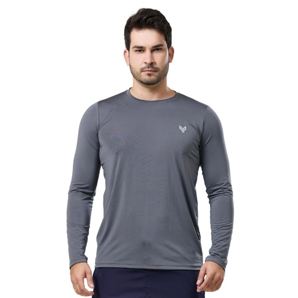 Camiseta Manga Longa Performance Wear Uv 50+ Proteção Solar - Masculina