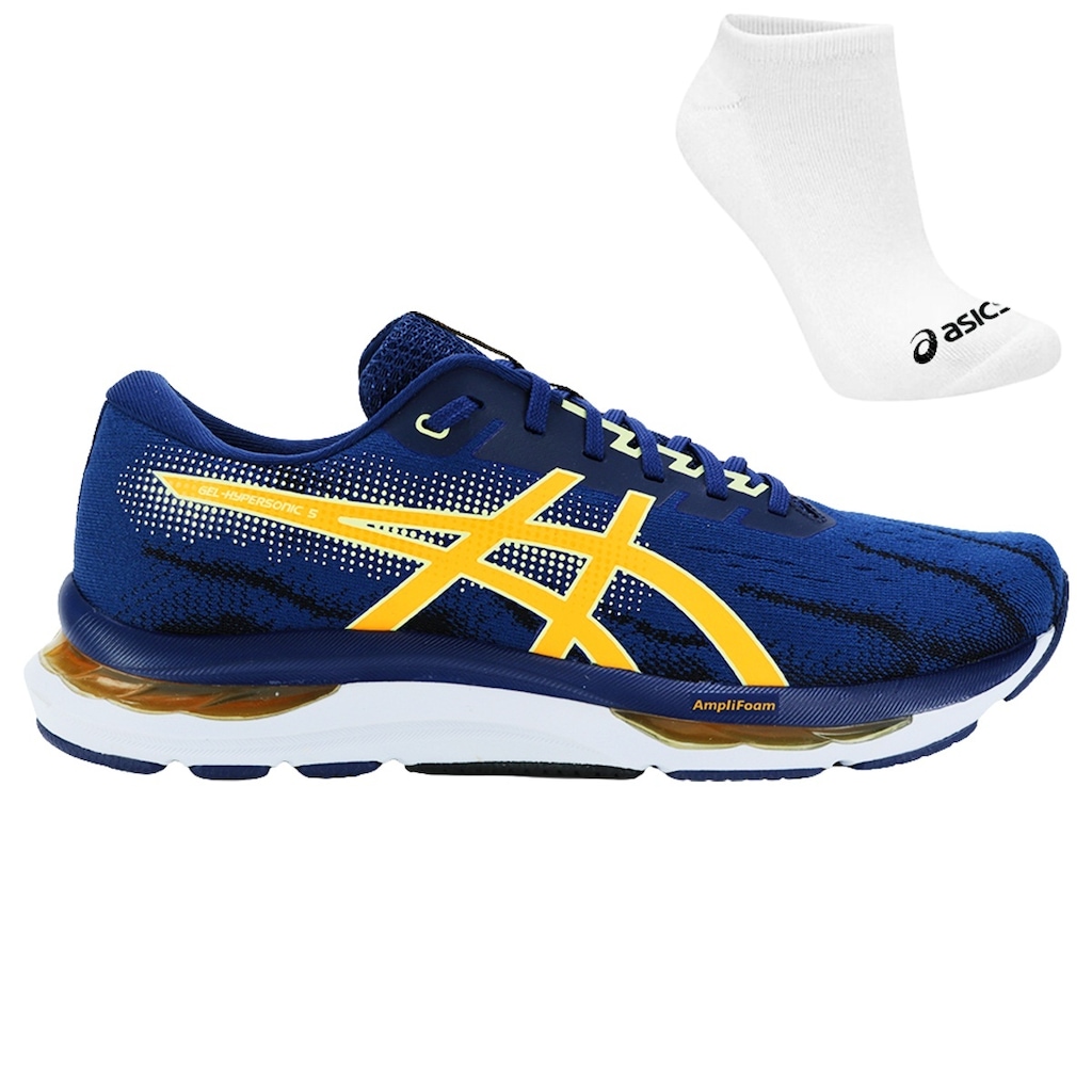 KIT TÊNIS ASICS GEL-HYPERSONIC 5 + MEIA - MASCULINO