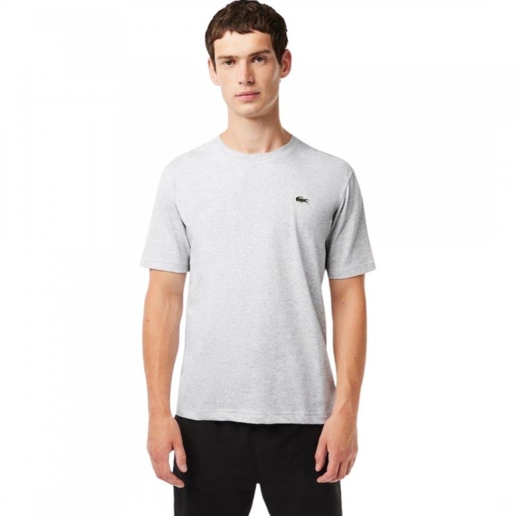 Camiseta Lacoste Sport Básica Croc Emborrachado - Masculina - Foto 1