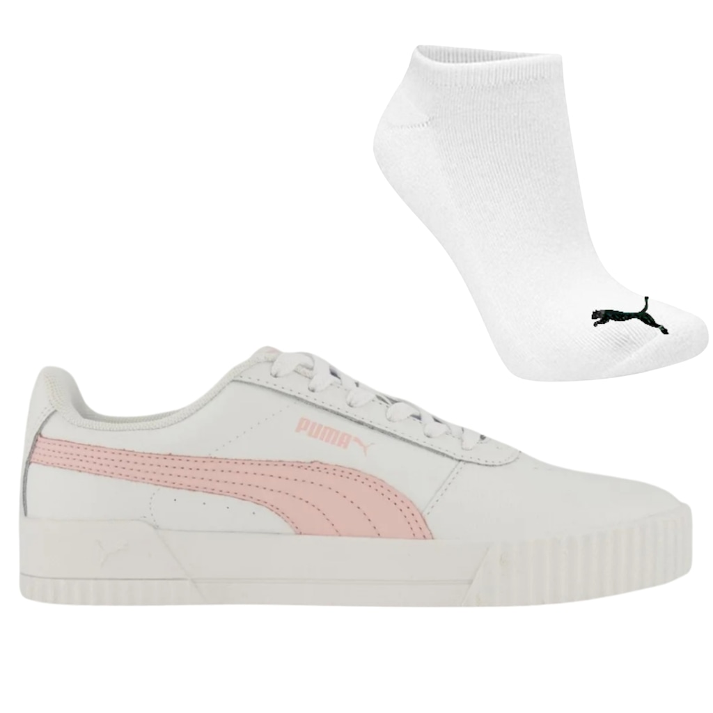 Kit Tênis Puma Carina L Bdp + Meia - Feminino