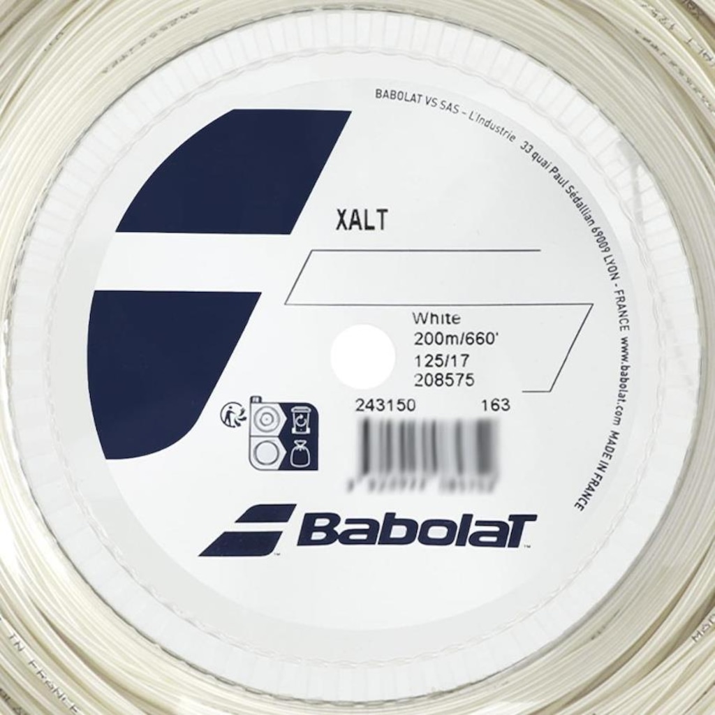 Imagem 2 do produto Corda Babolat Xalt 17L 1.25Mm - Rolo com 200 Metros