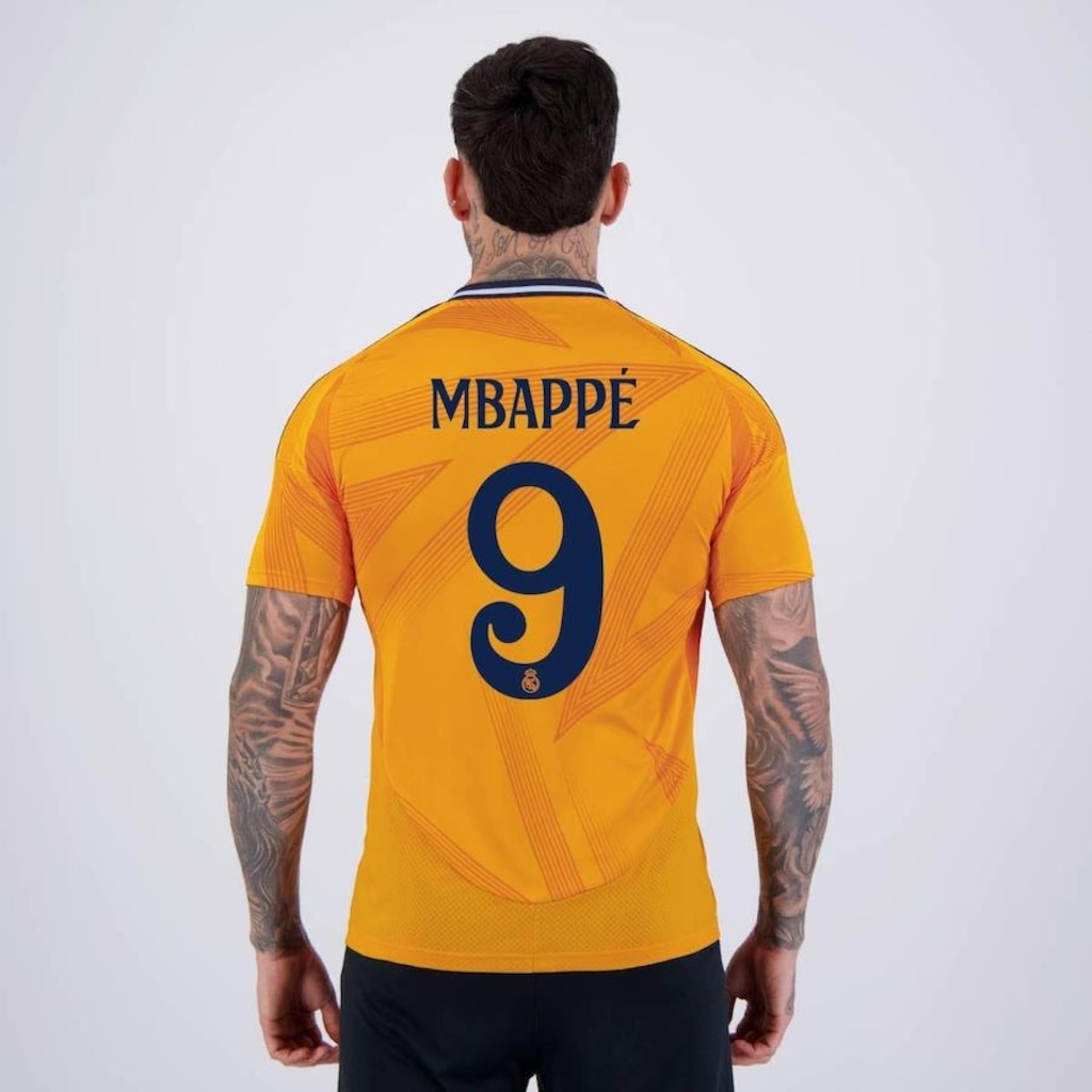 Camisa Real Madrid 2025 adidas Away 9 Mbappé - Masculina