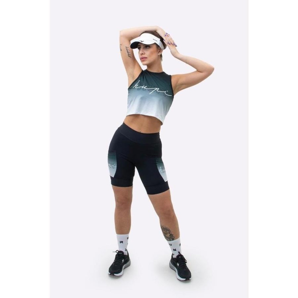 Imagem 4 do produto Bermuda de Compressão Hupi Run Longa Colors - Feminina