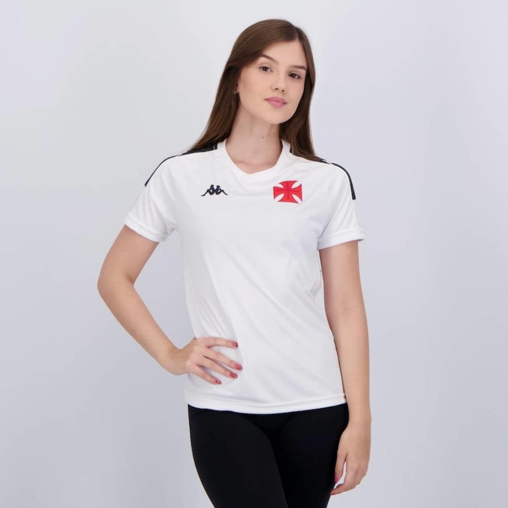 Camisa do Vasco Kappa Details Supporter - Feminina
