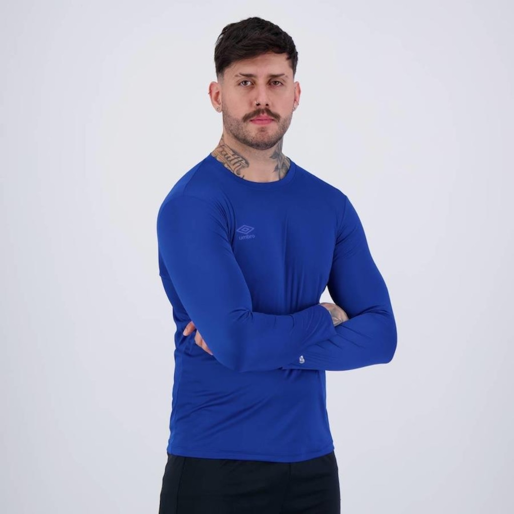 Imagem 2 do produto Camisa Umbro Manga Longa Basic UV Protection - Masculina
