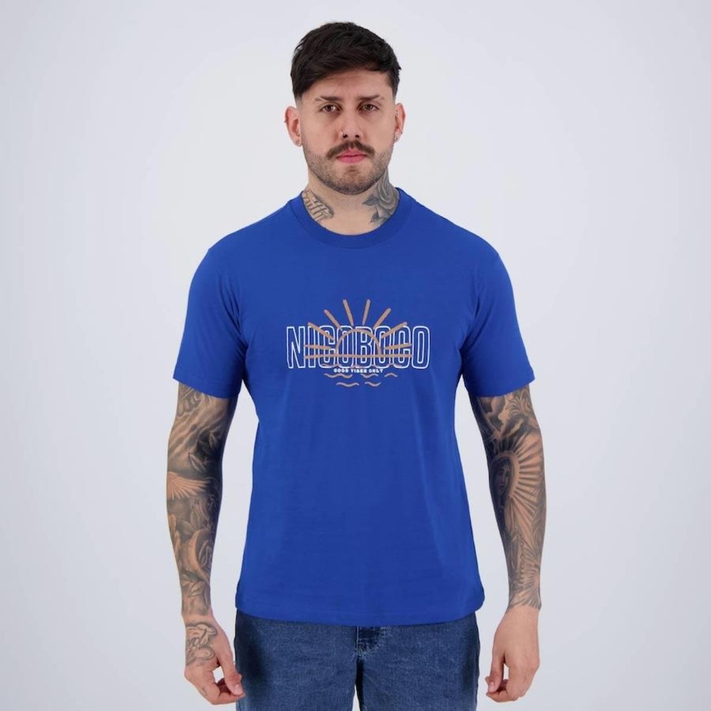 Camiseta Nicoboco Iikay - Masculina - Foto 1
