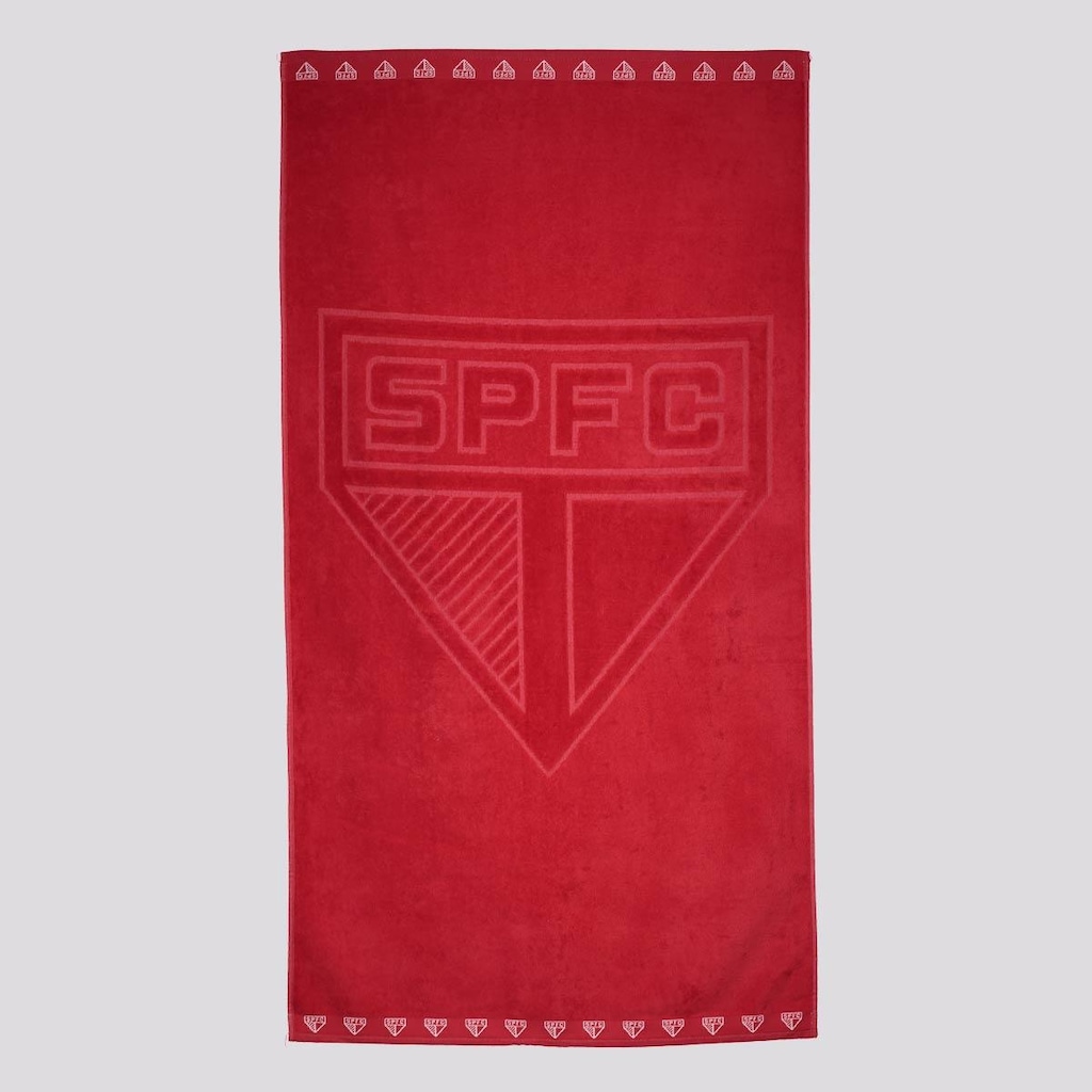 Toalha de Banho Bouton São Paulo Jacquard Vermelha