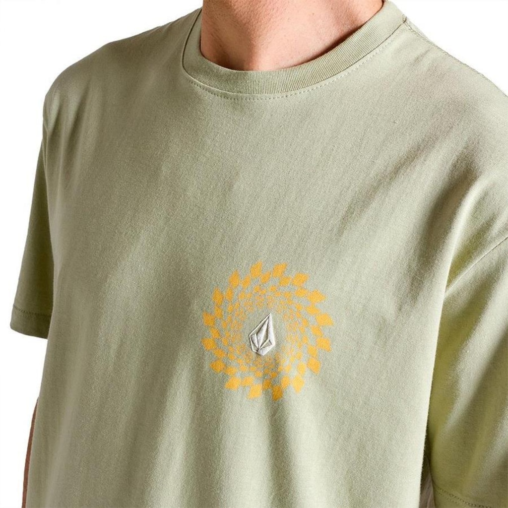 Imagem 3 do produto Camiseta Volcom Rabbit Hole Sm25 Masculina Verde Médio