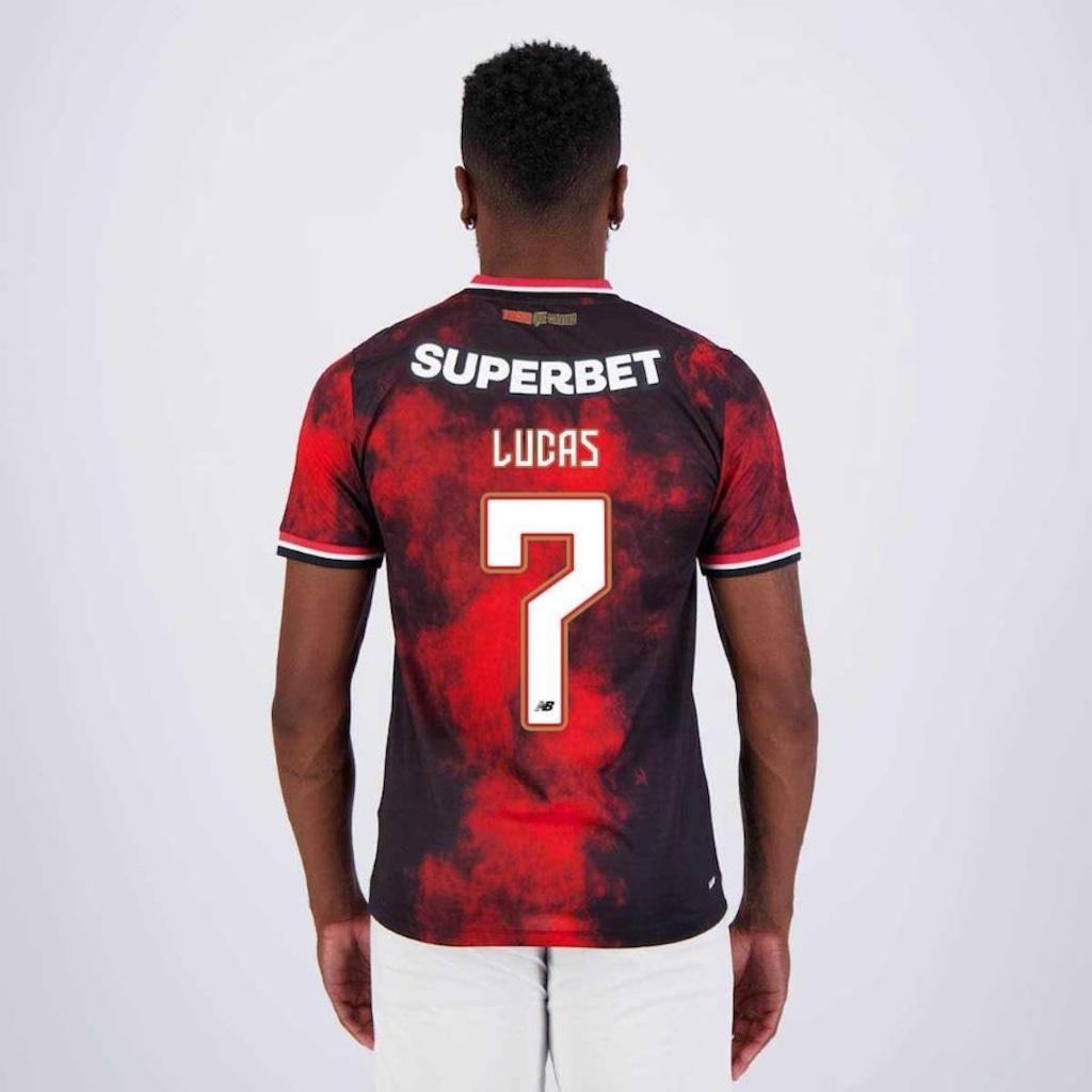 Camisa do São Paulo III 2024 New Balance 7 Lucas - Masculina