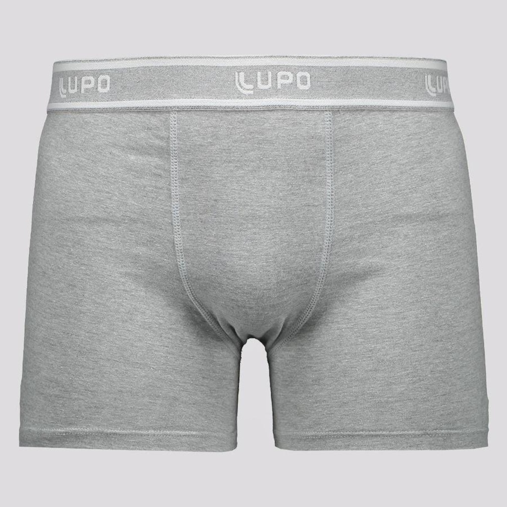 Cueca Boxer Lupo Basic Algodão com Elastano - Masculina