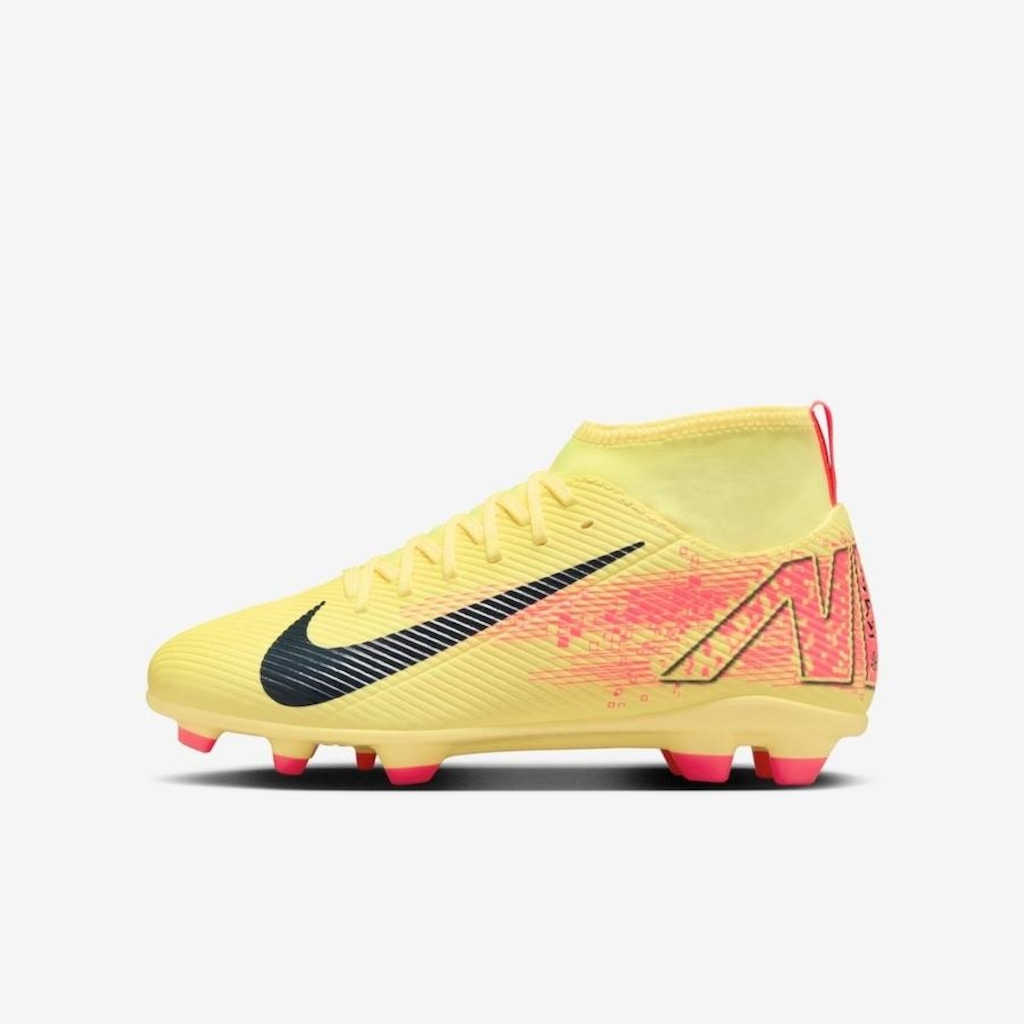 Chuteira Society Infantil Nike Zoom Mercurial Superfly 10 Academy Kylian Mbappé