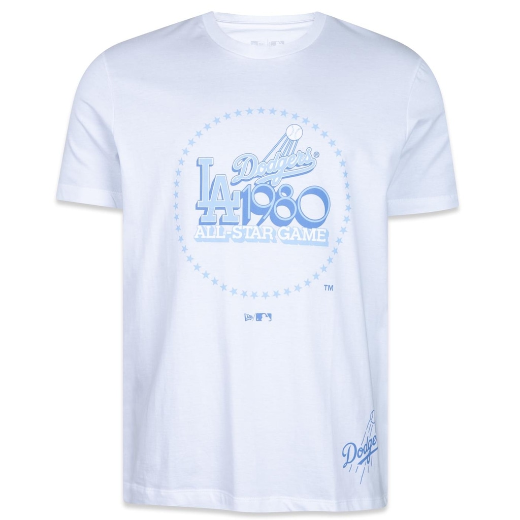 Camiseta New Era Regular Los Angeles Dodgers All Core Mlb - Masculina