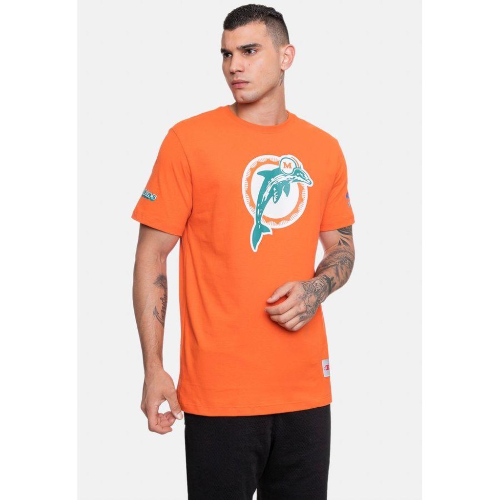 Imagem 4 do produto Camiseta Mitchell & Ness Miami Dolphins Team Original - Masculina