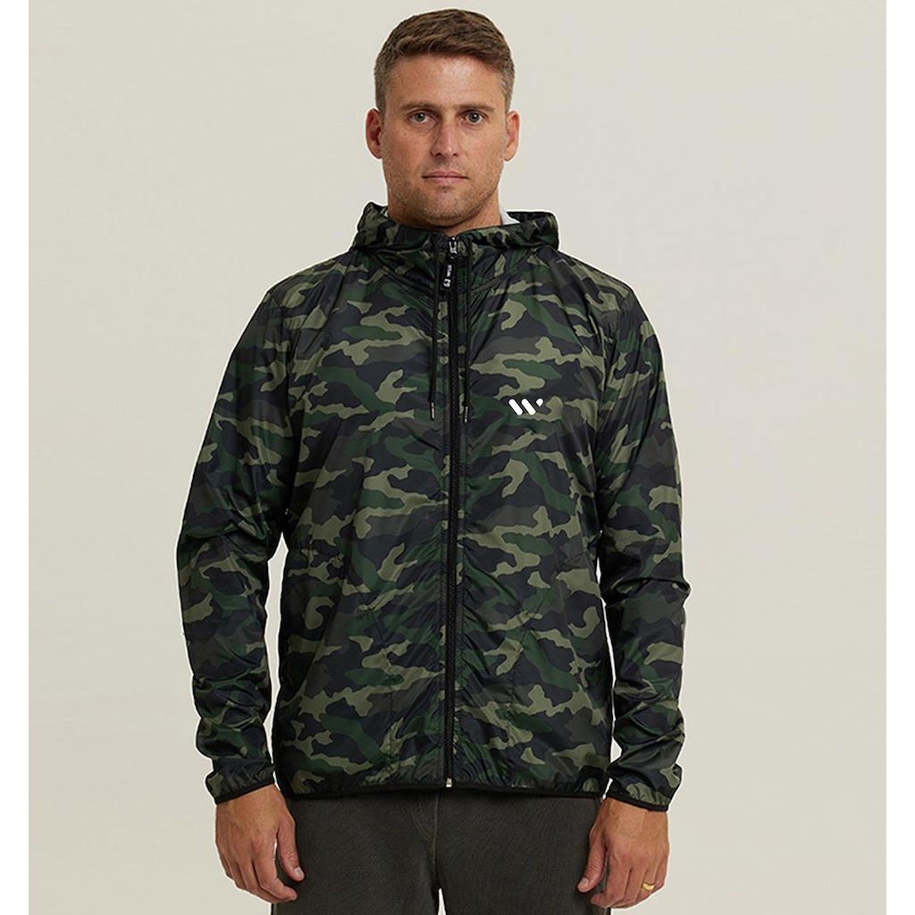 Imagem 2 do produto Jaqueta Corta Vento Masculina Wss Gym Never Give Up
