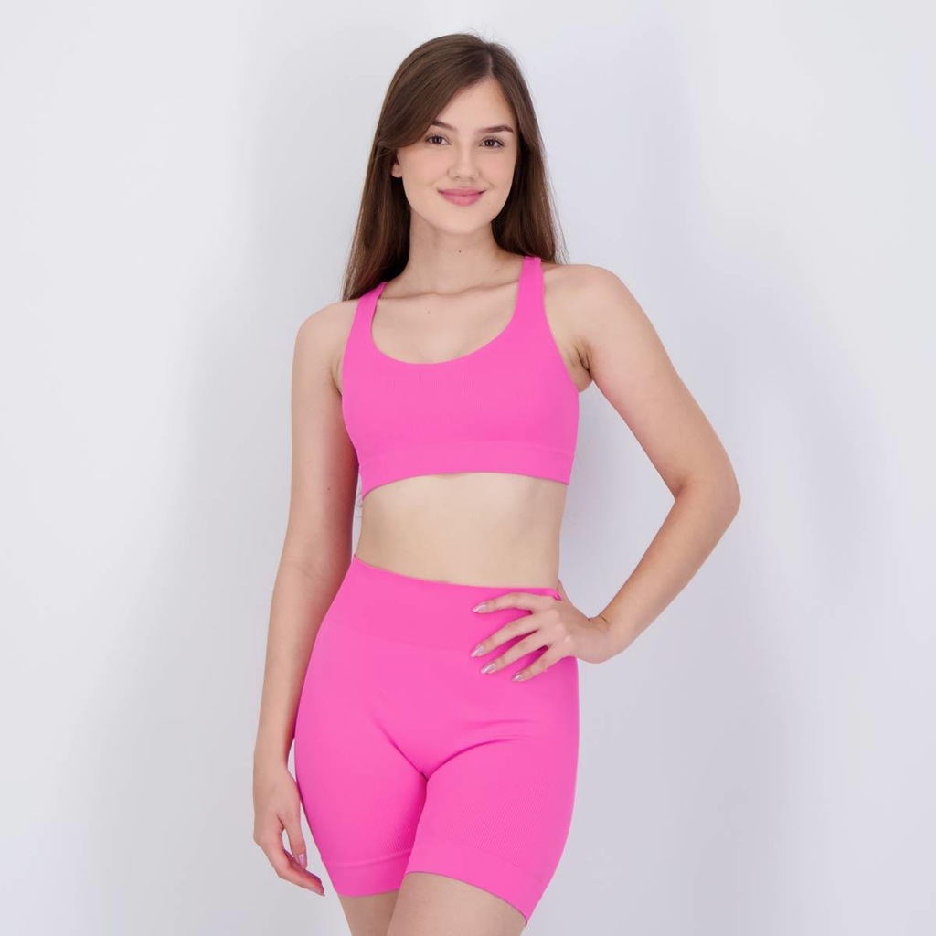 Top Selene Canelado sem Costura Basic - Feminino
