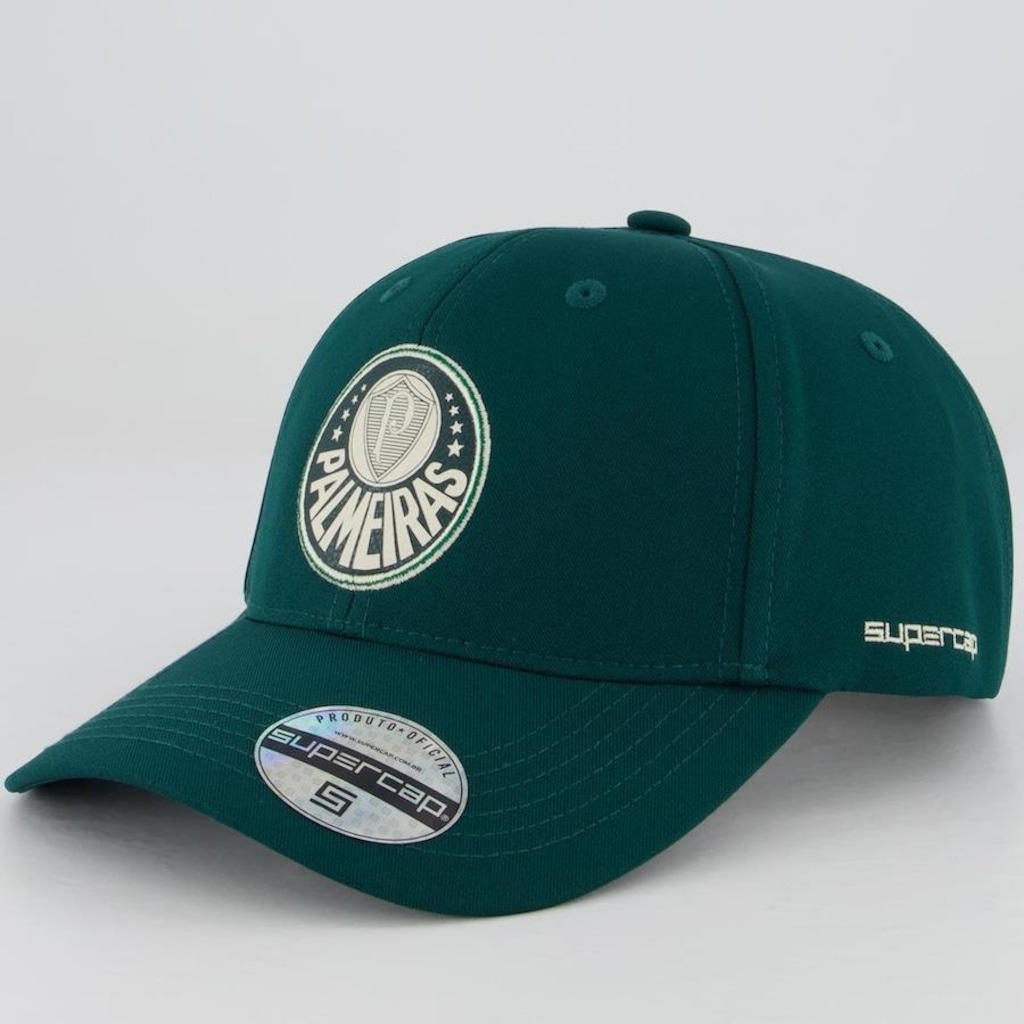 Boné Aba Curva do Palmeiras Supercap 6 Gomos - Snapback - Adulto