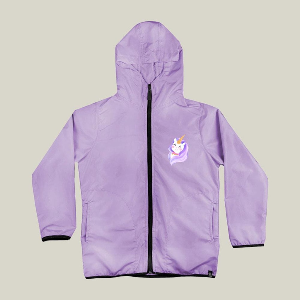 Jaqueta Corta Vento Wss Unicórnio - Infantil