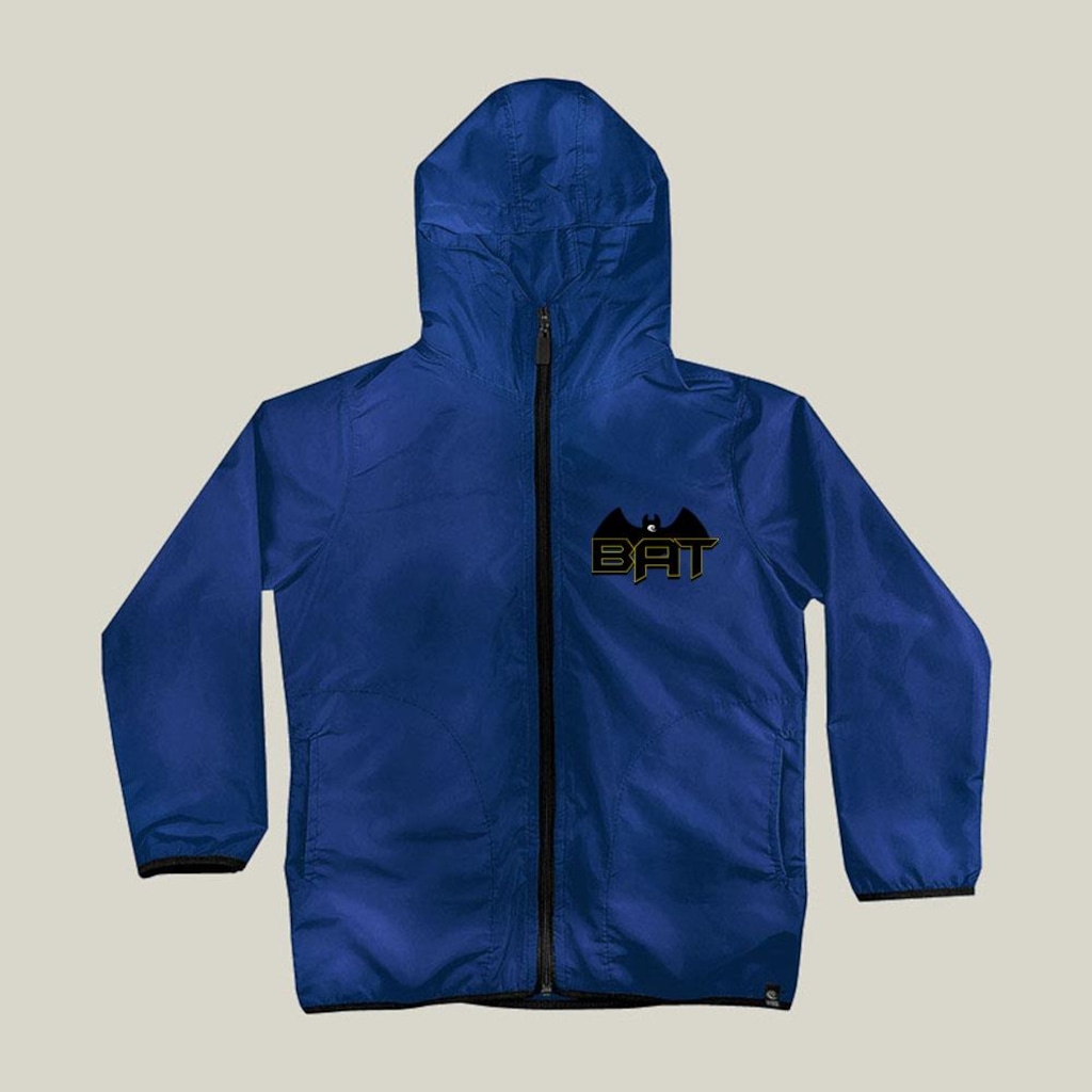 Jaqueta Corta Vento Wss Herói Morcego - Infantil