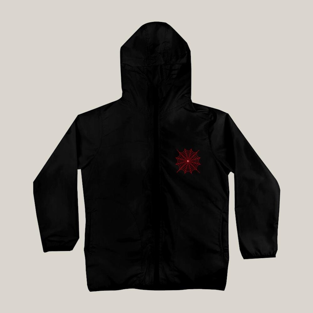 Jaqueta Corta Vento Infantil Herói Wss Aranha