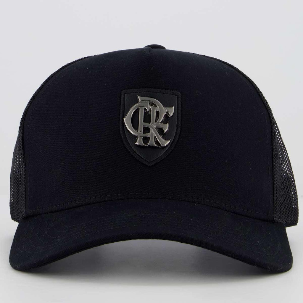 Imagem 2 do produto Boné Aba Curva do Flamengo Supercap Trucker Americano - Snapback - Adulto