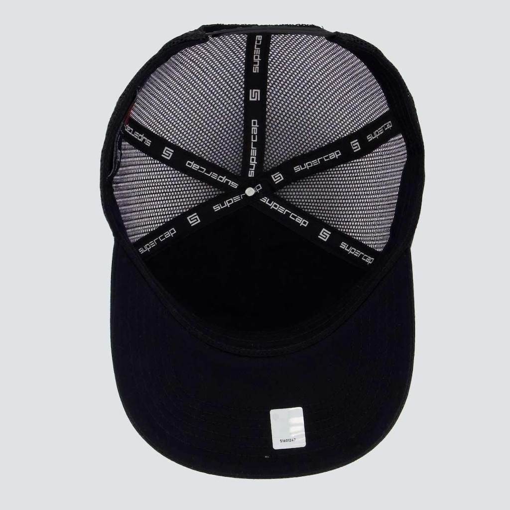 Imagem 4 do produto Boné Aba Curva do Flamengo Supercap Trucker Americano - Snapback - Adulto