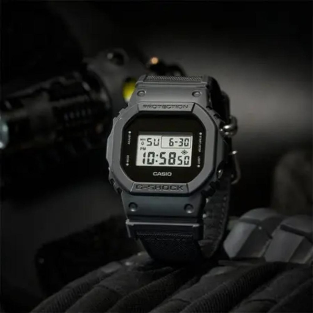 Relógio Casio G-Shock Dw-5600Bce-1Dr Pulseira Em Cordura - G-Shock