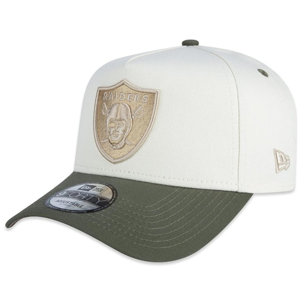 Boné Aba Curva New Era 940 A-Frame Las Vegas Raiders Dual - Snapback - Adulto - Foto 1