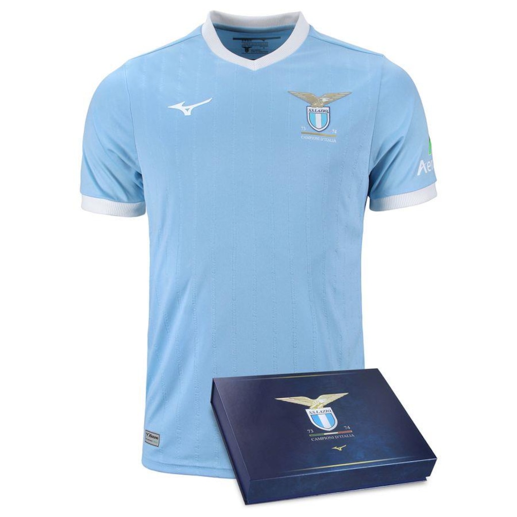 Camiseta Mizuno Edição Especial Lazio Jersey - Unissex - Foto 1