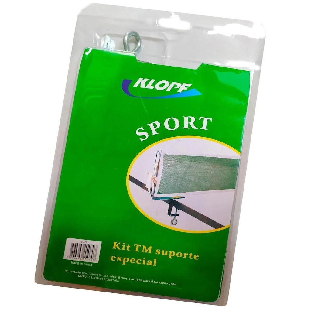 Imagem 4 do produto Kit de Tênis de Mesa Suporte e Rede Klopf