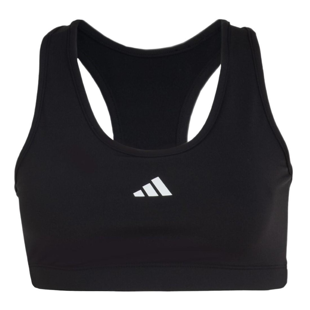 Top adidas Poliamida Suporte Médio Treino Feminino